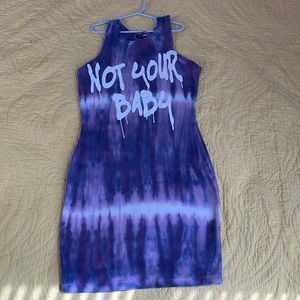 Not your baby tank top dress